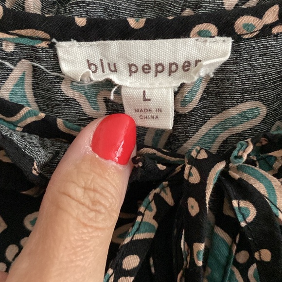 Dark Navy and White Spaghetti Strap Maxi Sundress - Picture 3 of 7